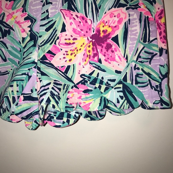 Lilly Pulitzer MAGNOLIA SCALLOP HEM SHORT-0 - Picture 5 of 8